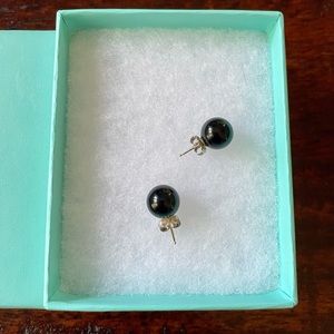 Tiffany’s Black Onyx earrings